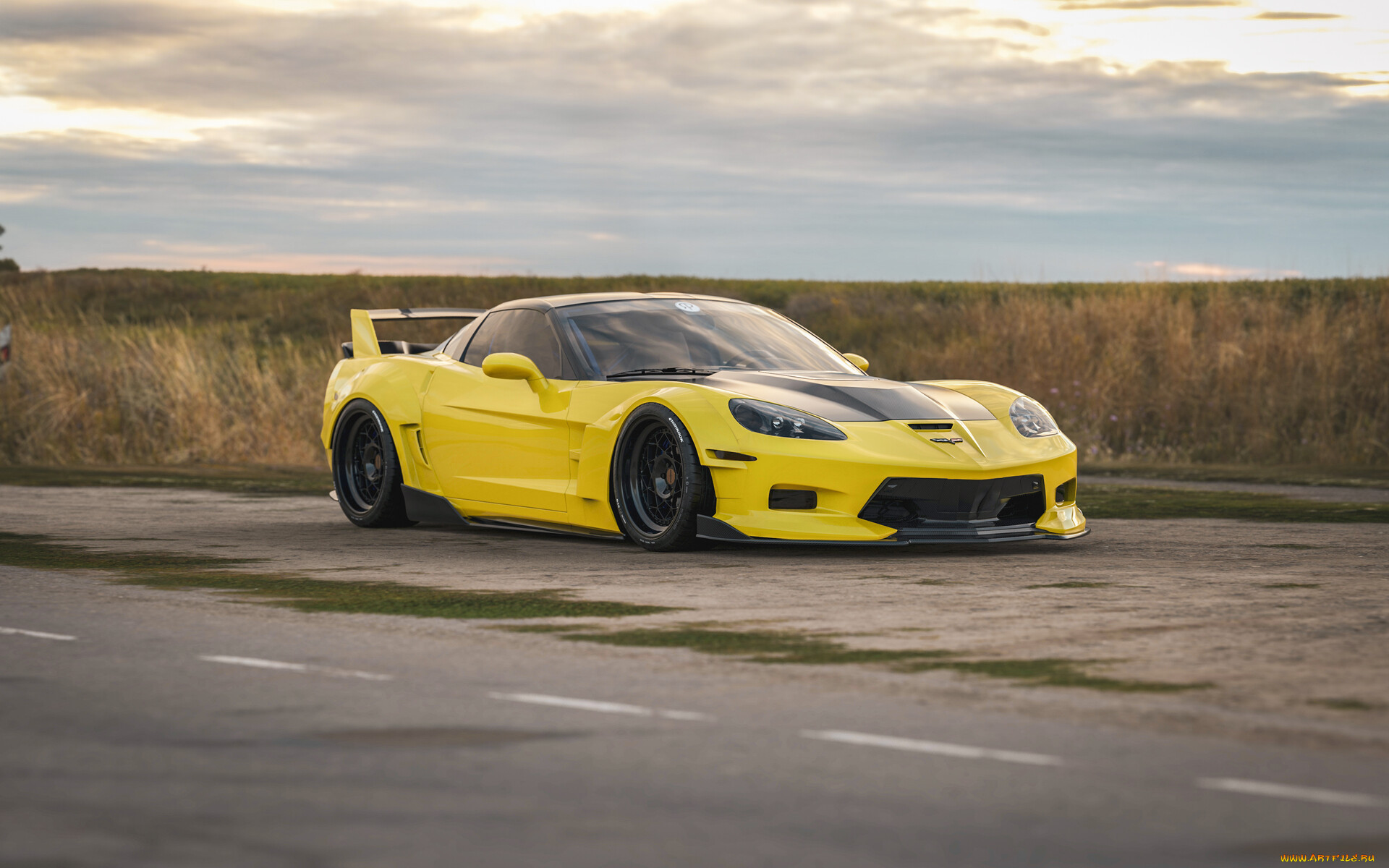 chervolet corvette c6, , 3, chevrolet, corvette, c6, widebody, tuning, car, , 
